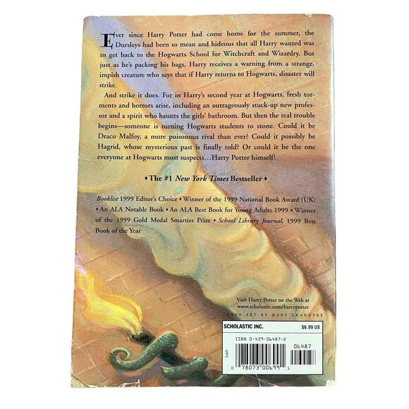 HARRY POTTER AND THE CHAMBER OF SECRETS 1999 J.K. Rowling Scholastic - Picture 10 of 11
